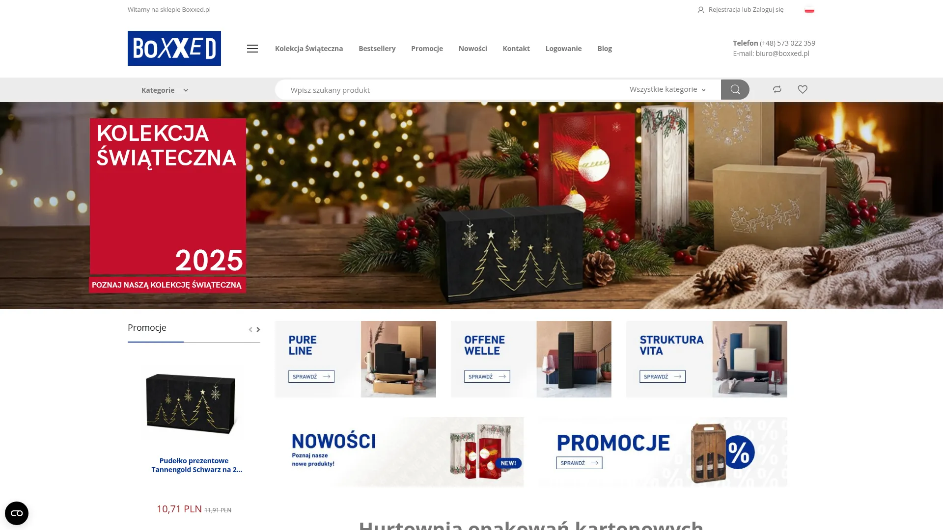 Zrzut ekranu strony internetowej
